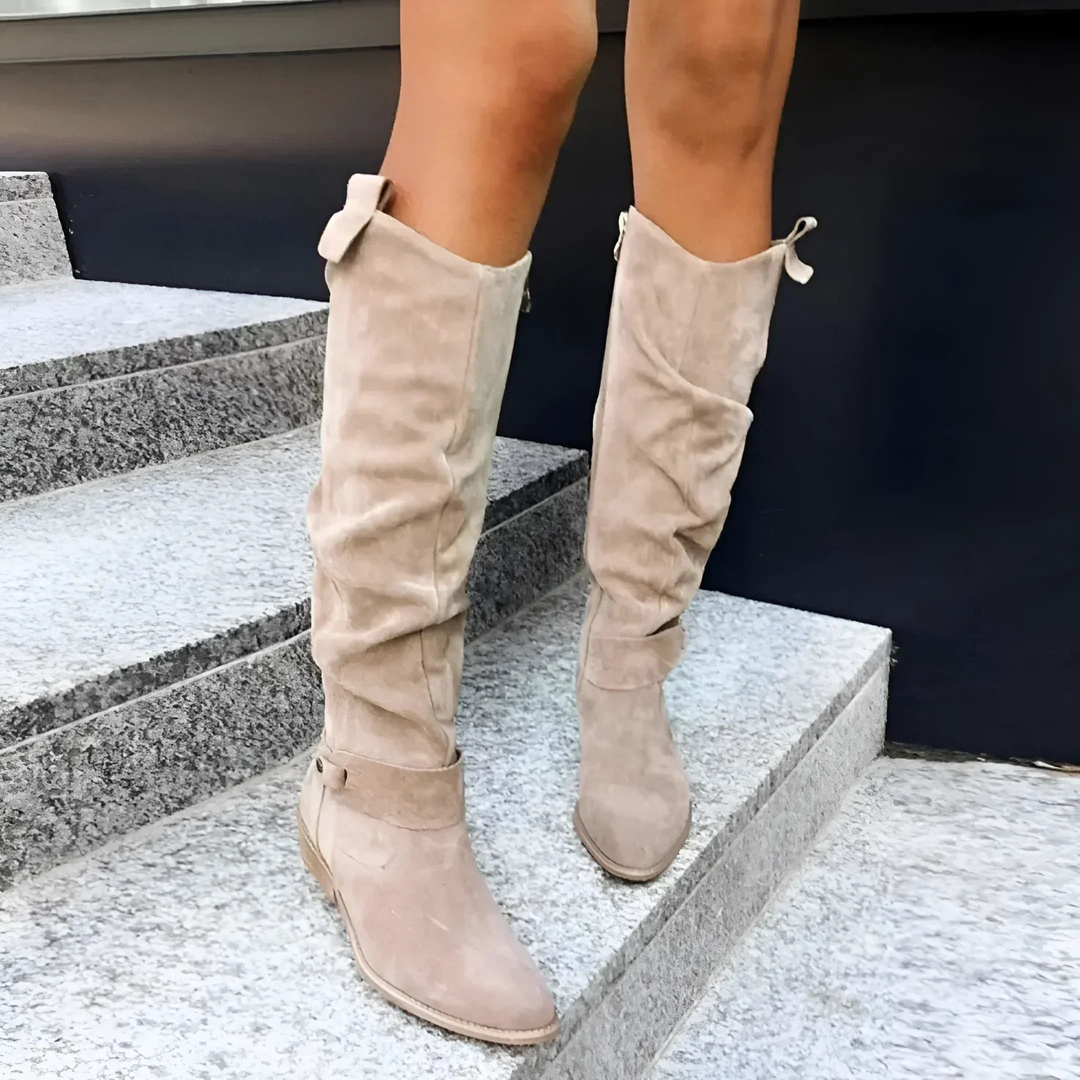 Madison Row Boots - Soft Suede