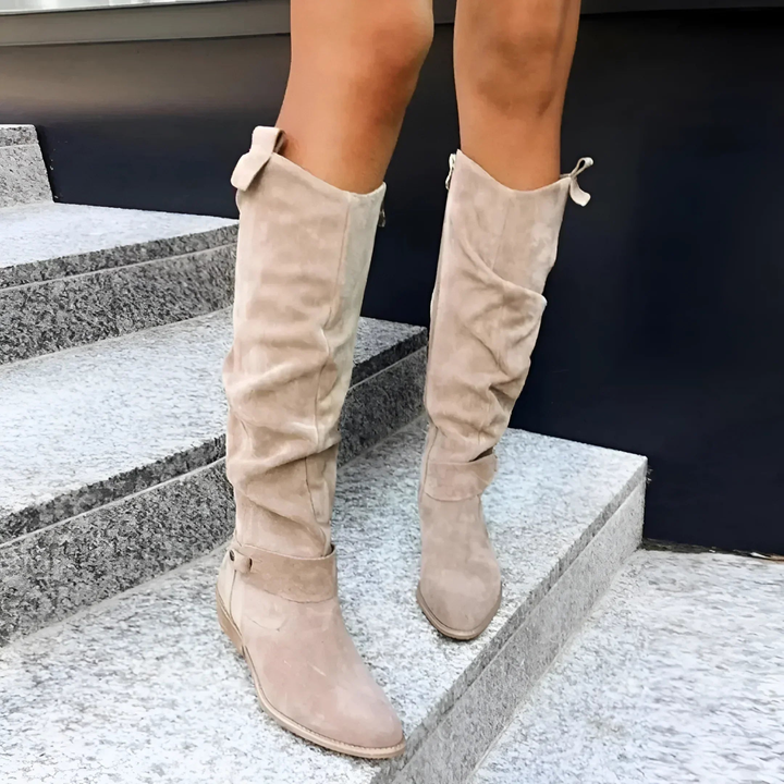Madison Row Boots - Soft Suede