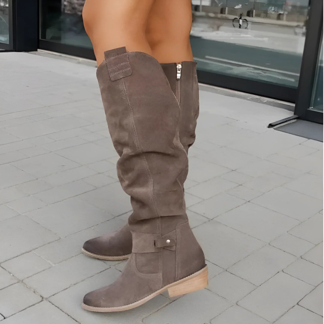 Madison Row Boots - Soft Suede