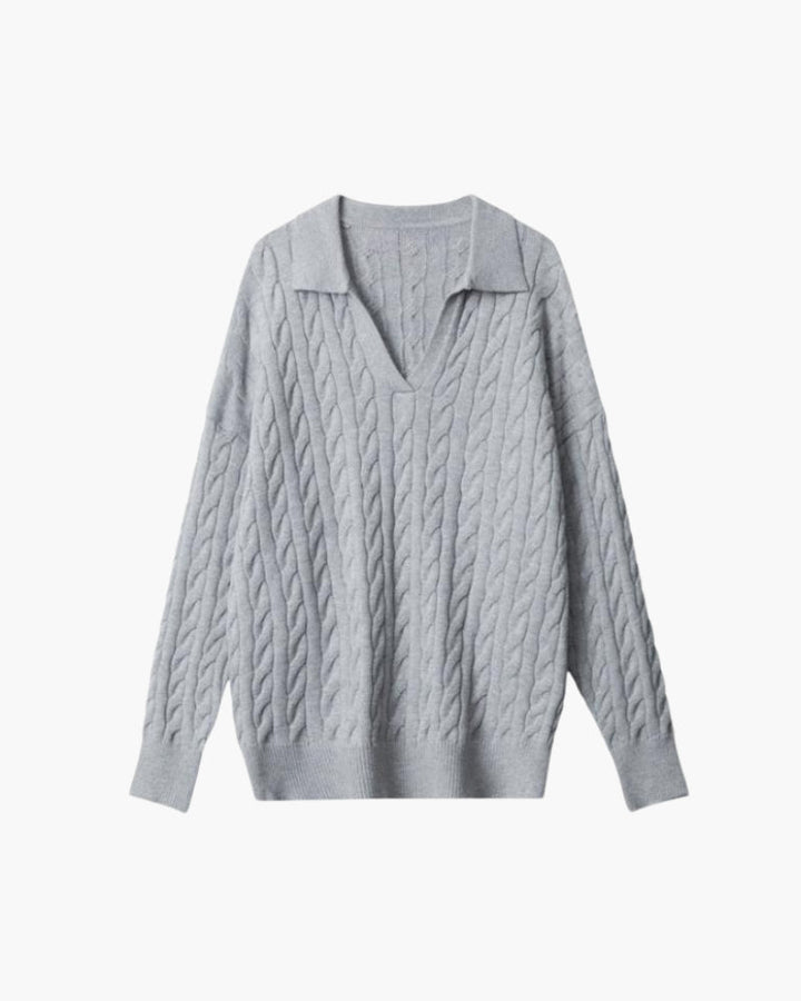 Madison Row Sweater – V-Neck Wool