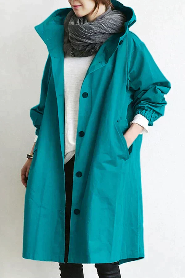 Madison Row Jacket - Trench Coat (Water-Repellent )