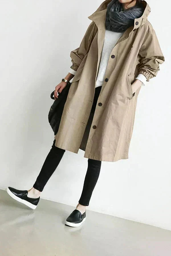 Madison Row Jacket - Trench Coat (Water-Repellent )