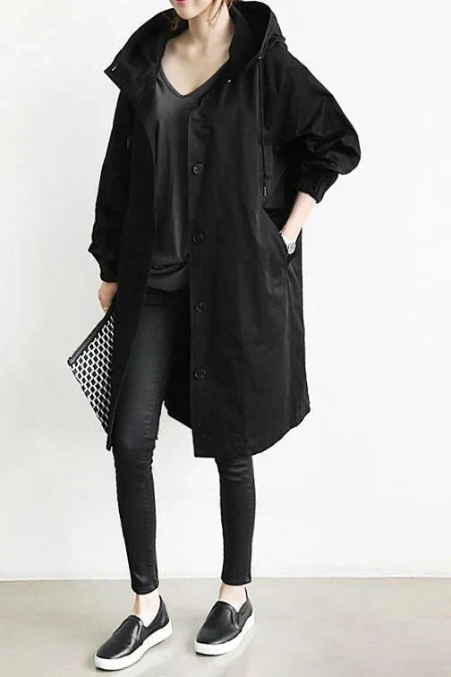 Madison Row Jacket - Trench Coat (Water-Repellent )