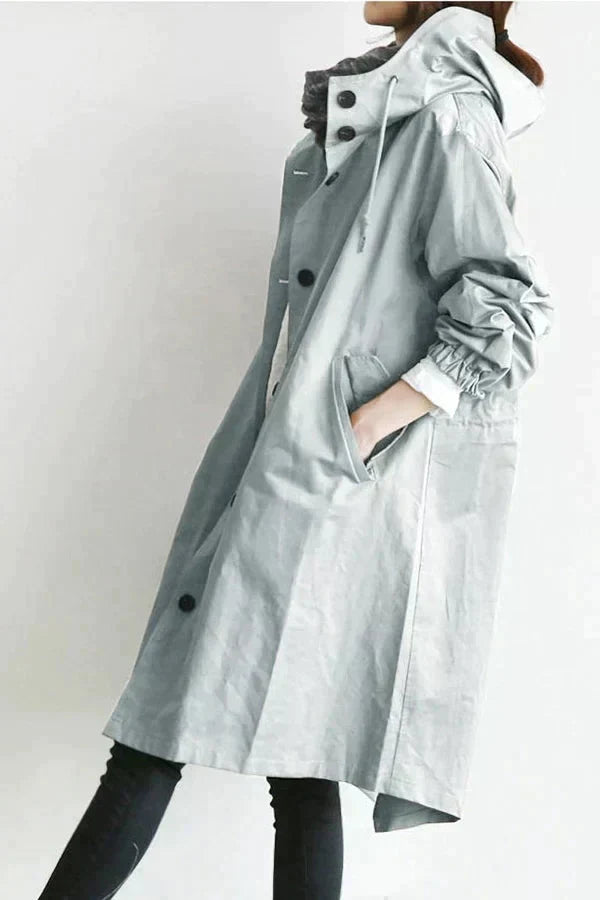 Madison Row Jacket - Trench Coat (Water-Repellent )