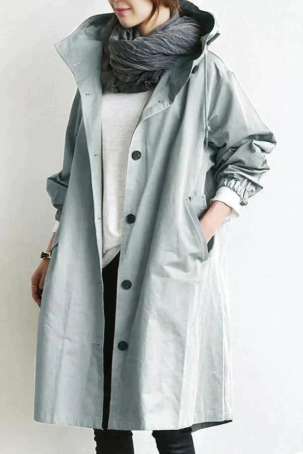 Madison Row Jacket - Trench Coat (Water-Repellent )