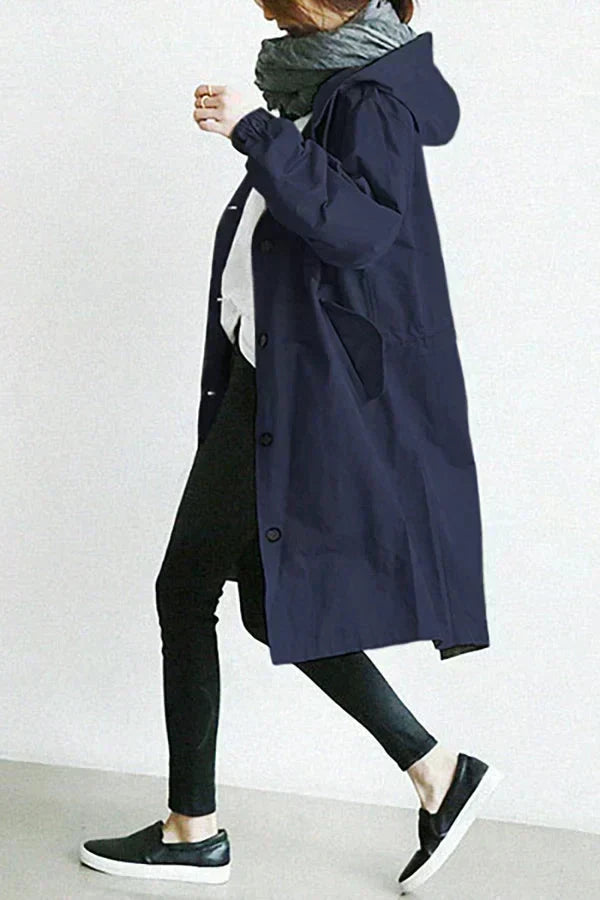 Madison Row Jacket - Trench Coat (Water-Repellent )