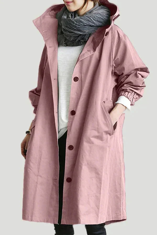 Madison Row Jacket - Trench Coat (Water-Repellent )
