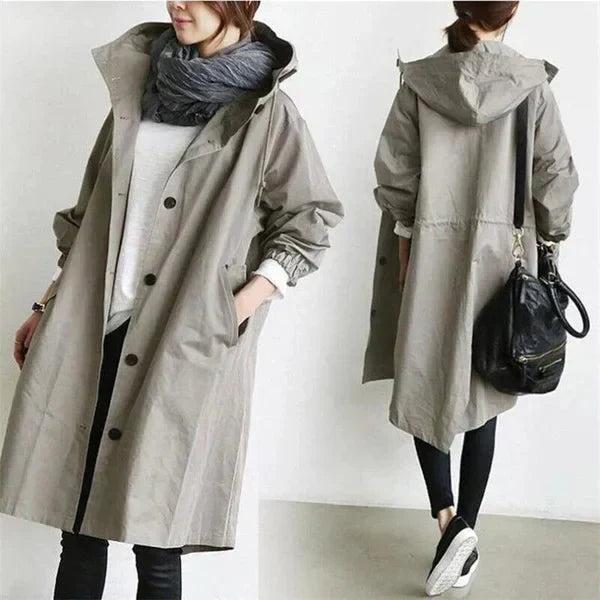 Madison Row Jacket - Trench Coat (Water-Repellent )