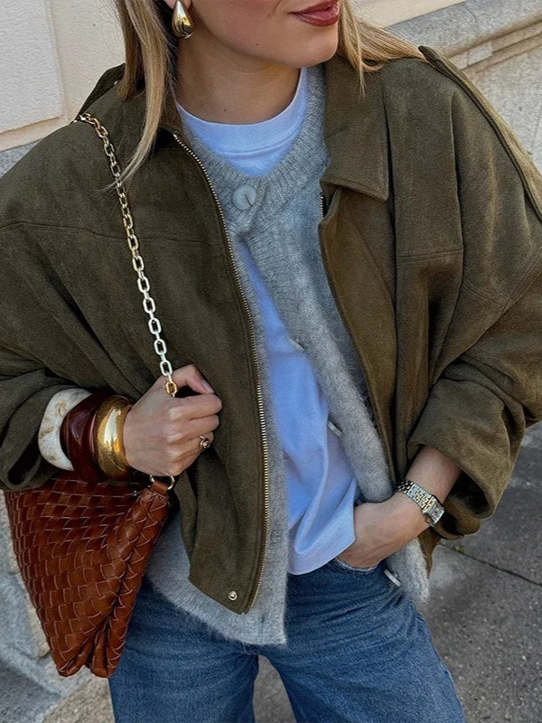 Madison Row Vest - Suede